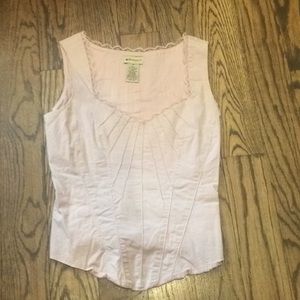 Anthropologie elevenses corset style tank top